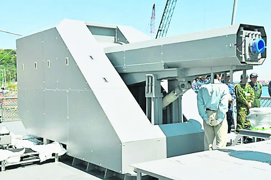 换文,改做头)国际防务展|日本展示未来武器“电磁炮” 可拦截超音速武器