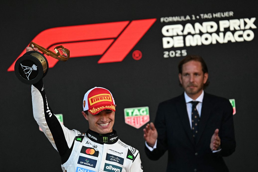 摩纳哥站F1|缩小与榜首皮亚斯特里分差  诺里斯摘冠圆梦