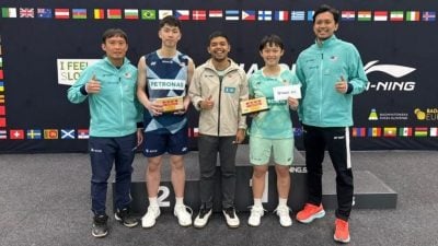 斯洛文尼亚羽球国际系列赛|大马获男单女单双冠  尤阳 黄玲青 首夺成年赛冠军