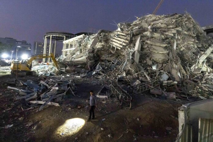 曼谷大楼倒塌调查报告出炉 警逮捕3造共17人