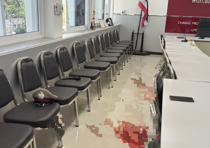 泰南陶公府警局遭枪击 警察1死1伤