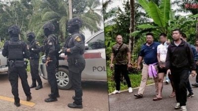 泰新兵吸毒拒返军营 砍伤外甥与警对峙7小时