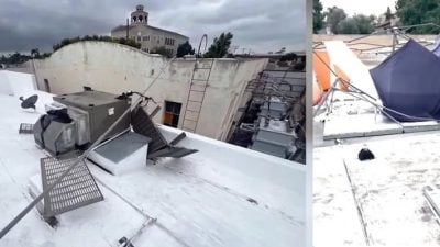 游民住诊所屋顶 医生被迫关门 警：无能为力