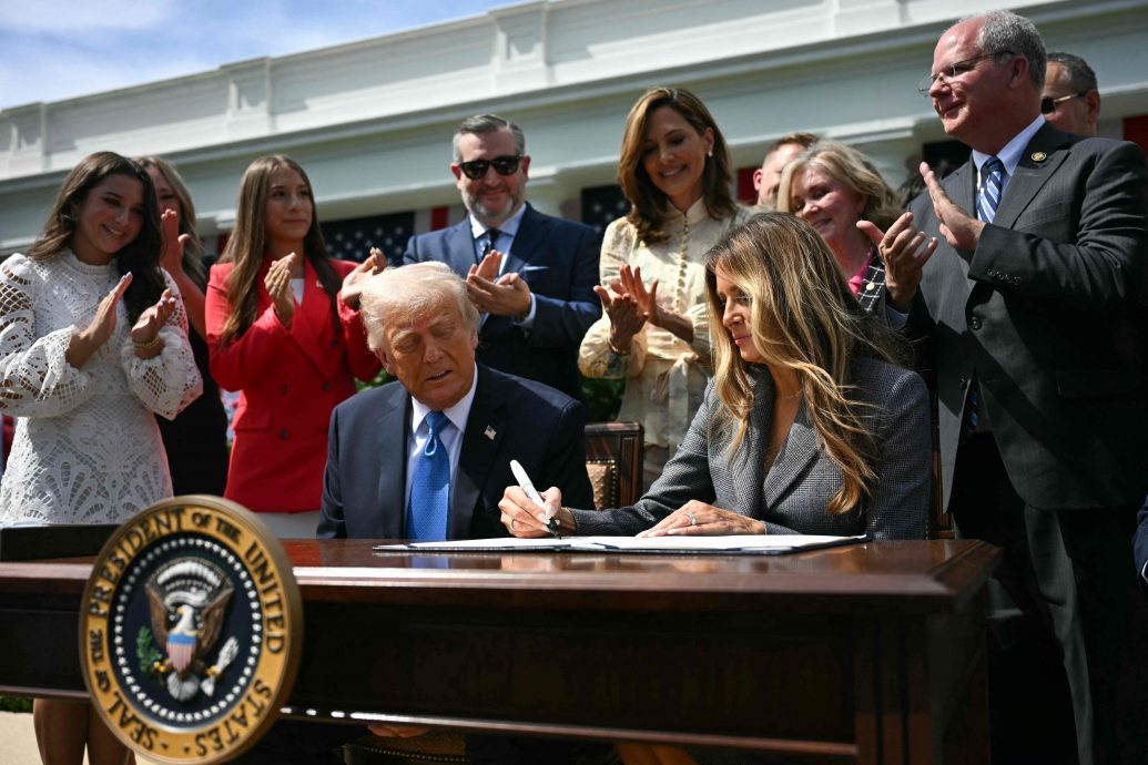 特朗普签署法案保护女性和青少年─禁发布真假“报复性色情照”