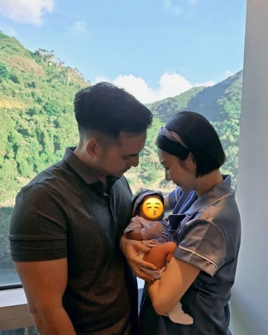 王君馨顺产诞女　一家三口成5月之星