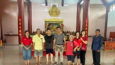 甘孟三圣宫百逾年历史神龛修复工作竣工 举办按座仪式