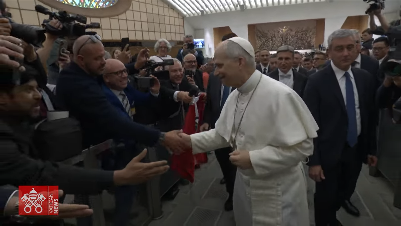 看世界 教宗良十四世晤记者 吁报道真相慎用AI