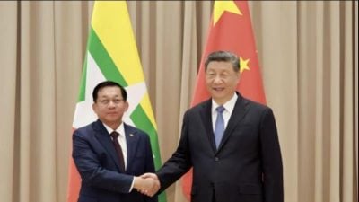 习近平会见敏昂莱 促缅加大打击电骗