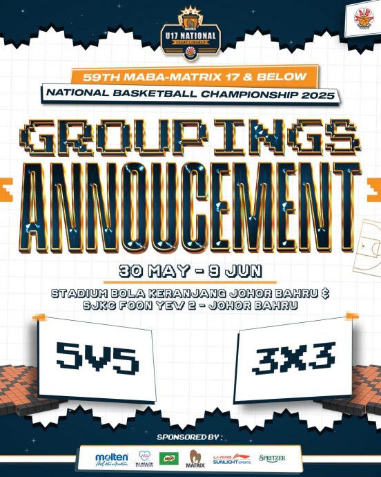 第59届17岁及以下全国篮球赛| A组小组遇森霹登 柔男主场寻求3连霸