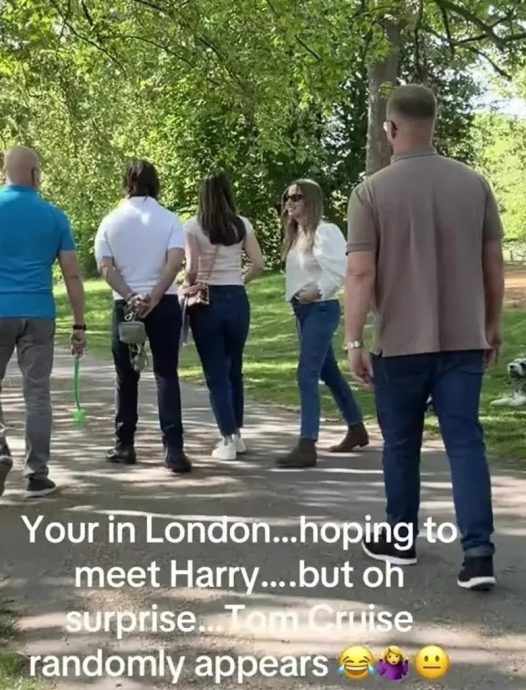 网民“捕”哈利等来意外收获 拍到汤告鲁斯公园拍拖