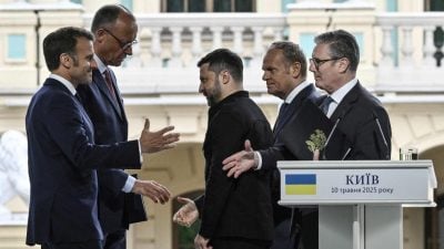 英法德波联手施压停火 分析：迫使俄国显露真正野心