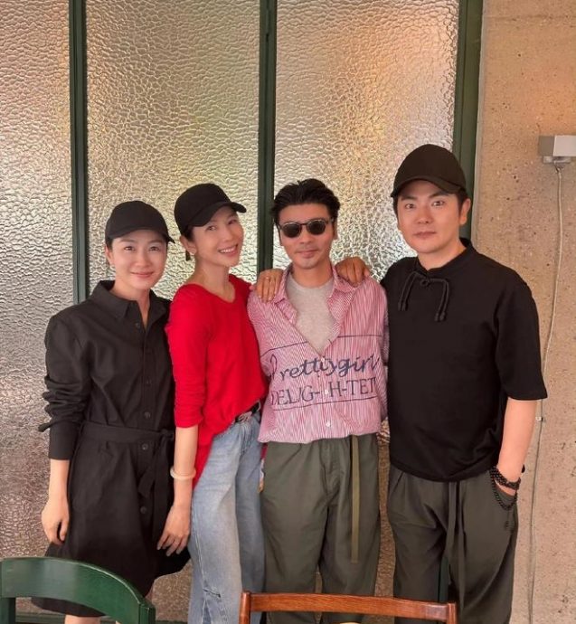 蔡少芬张晋甜蜜互动被捕获 打破婚姻破裂传闻