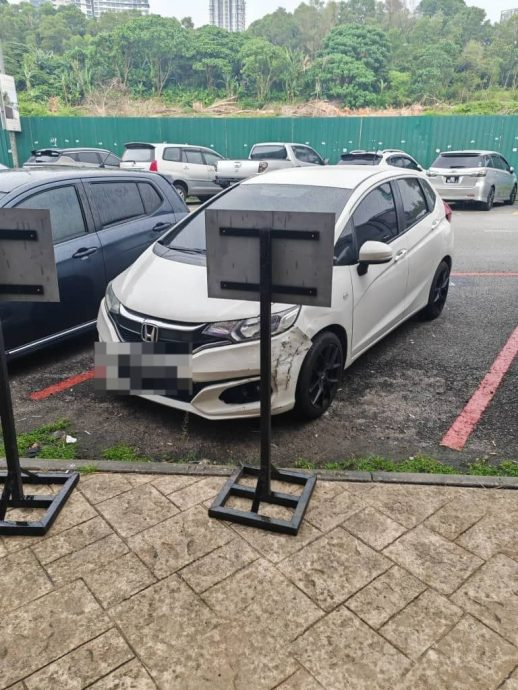 被指趁受害者退车“碰瓷” 网促提防白色本田Jazz情侣档