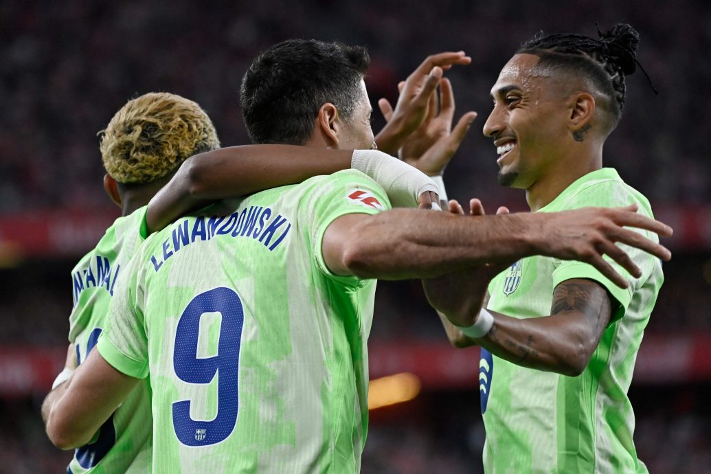 西甲收官战大胜比尔巴鄂  巴塞为3冠王画美好句点