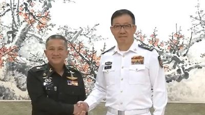 中国防长见泰军最高司令 董军: 愿提升两军合作水平
