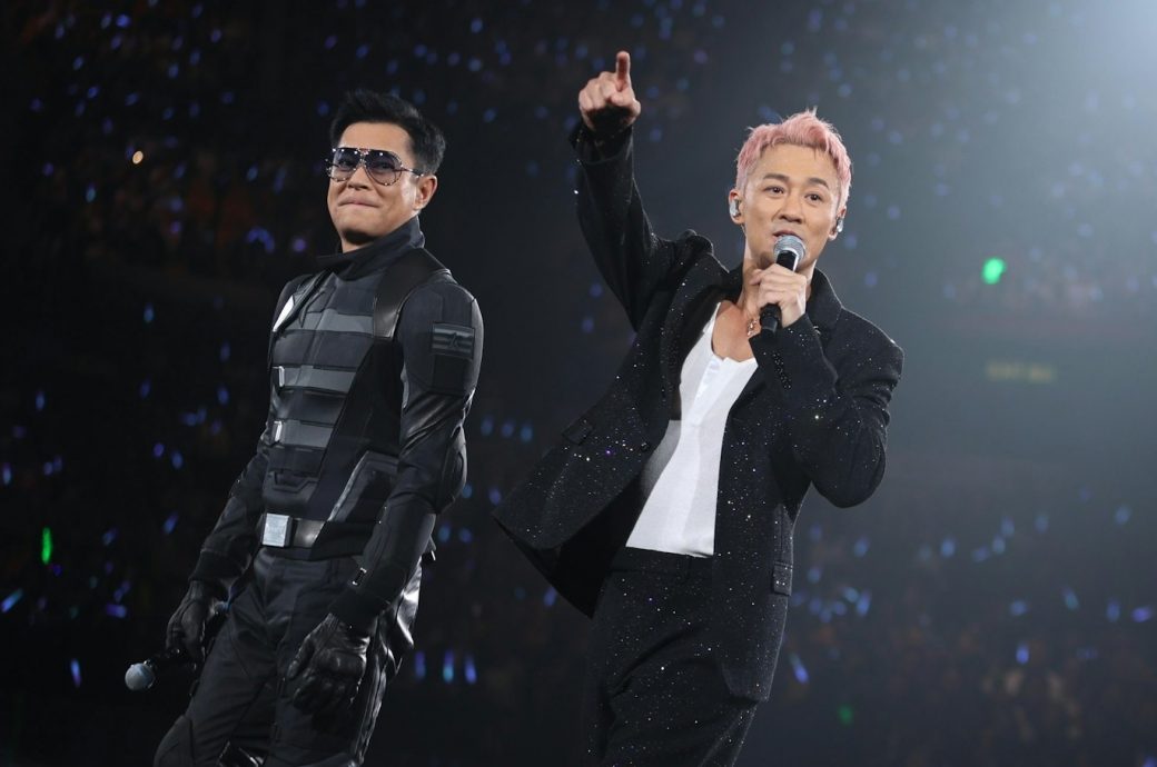 视频 | 妻女捧场林峰演唱会 古天乐任嘉宾跳“拜神舞”