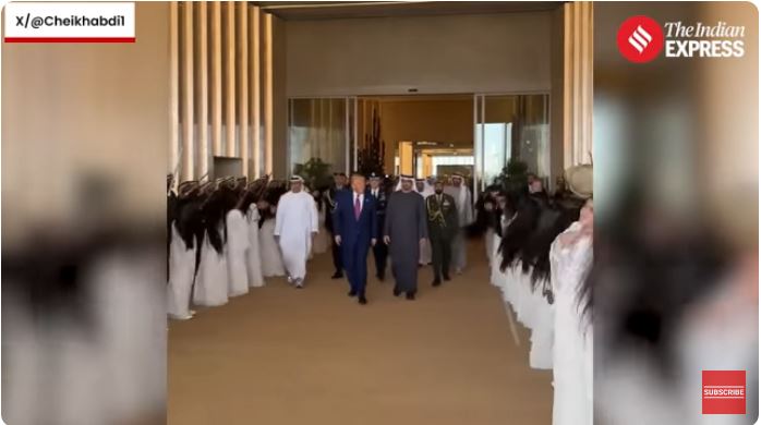视频| 阿联酋高规格欢迎特朗普 “甩发舞”震撼全场