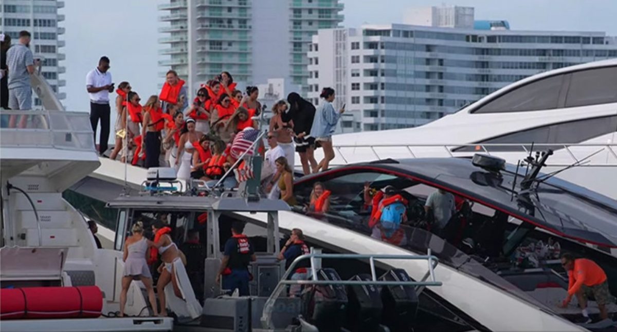 视频|1900万蓝宝坚尼游艇沉海!载30网红辣妹开趴突进水