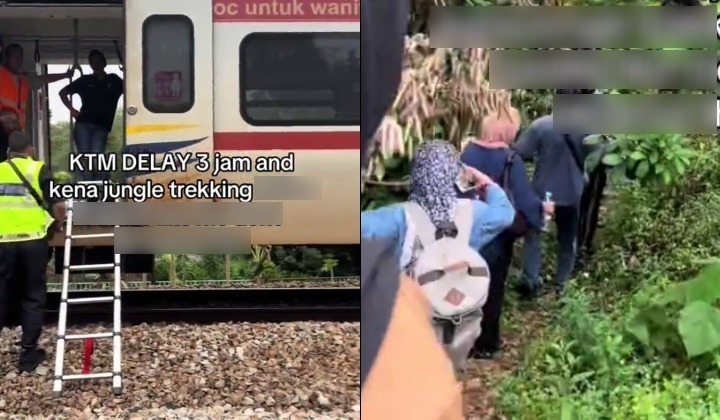 视频|火车故障徒步穿越丛林离开 女乘客自嗨“像参加军训营”