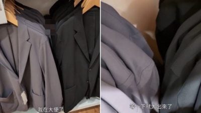 让女儿躲展示柜拉屎 网红爸PO片喊屡试不爽