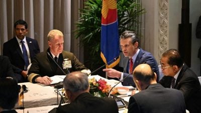 中防长缺席狮城香会  美料强化印太伙伴角色