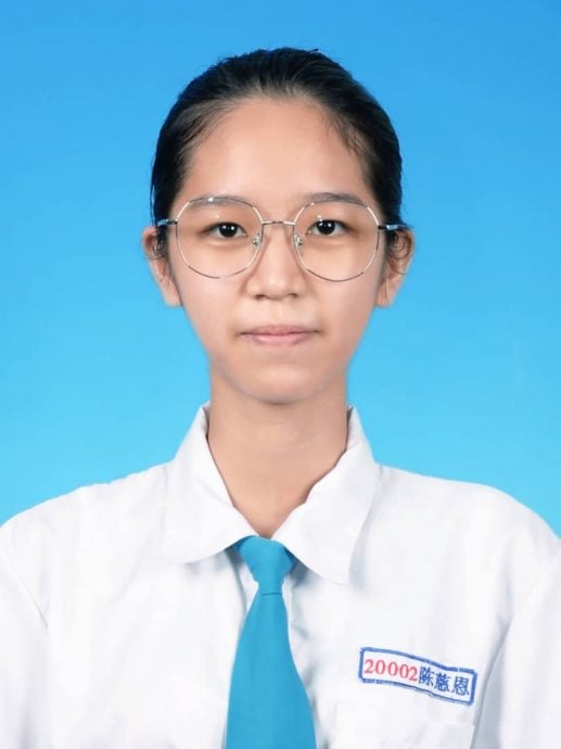 请签发(大北马)槟华独中100%及格率 陈慈恩与王婕娥喜获全科A