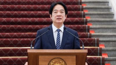 赖清德：战争没赢家 只要对等尊严 乐意与中国交流合作