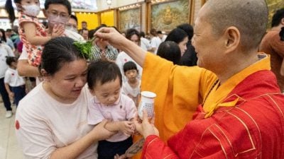 东禅寺佛诞庆典 后日办“毓麟祈福”仪式