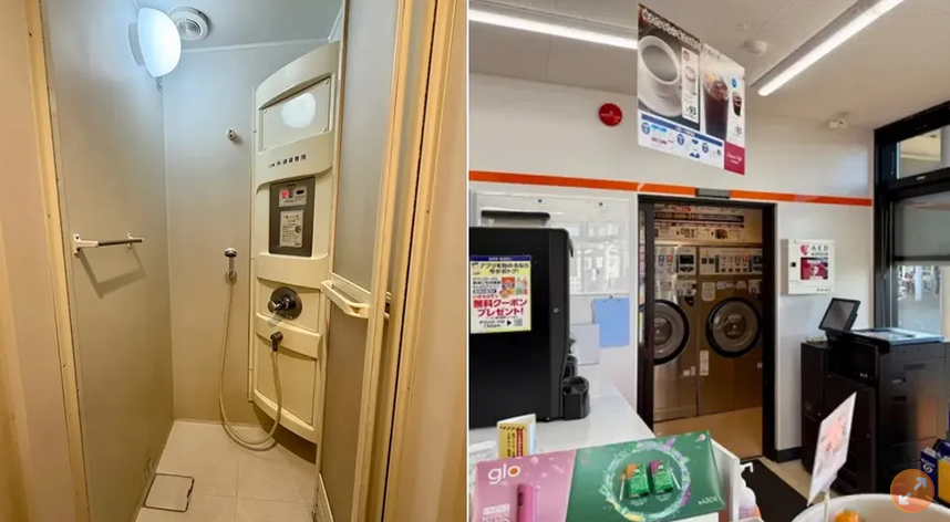 超狂便利店“洗澡也行”　还设自助洗衣让你一次搞定