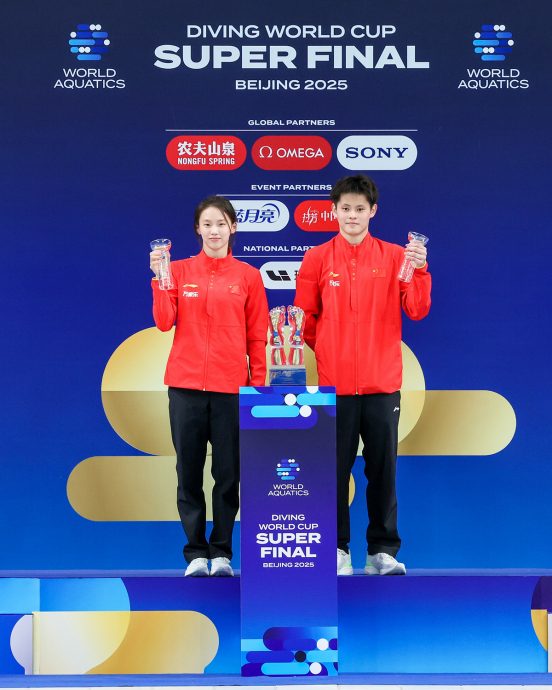 跳水世界杯总决赛|朱子锋(陈芋汐)荣膺男女最佳 中国主场包揽全数9金
