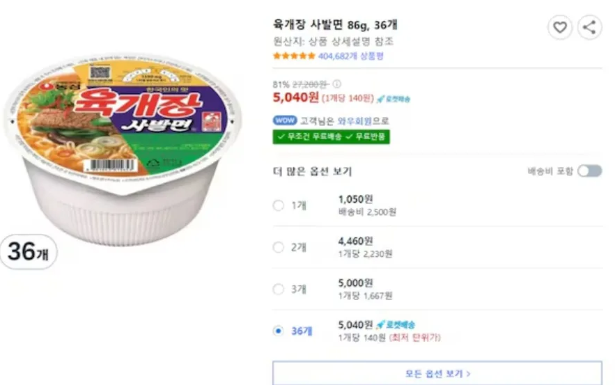 酷澎大出包!36碗牛肉泡面只卖15.50令吉 涌数万订单变转卖潮