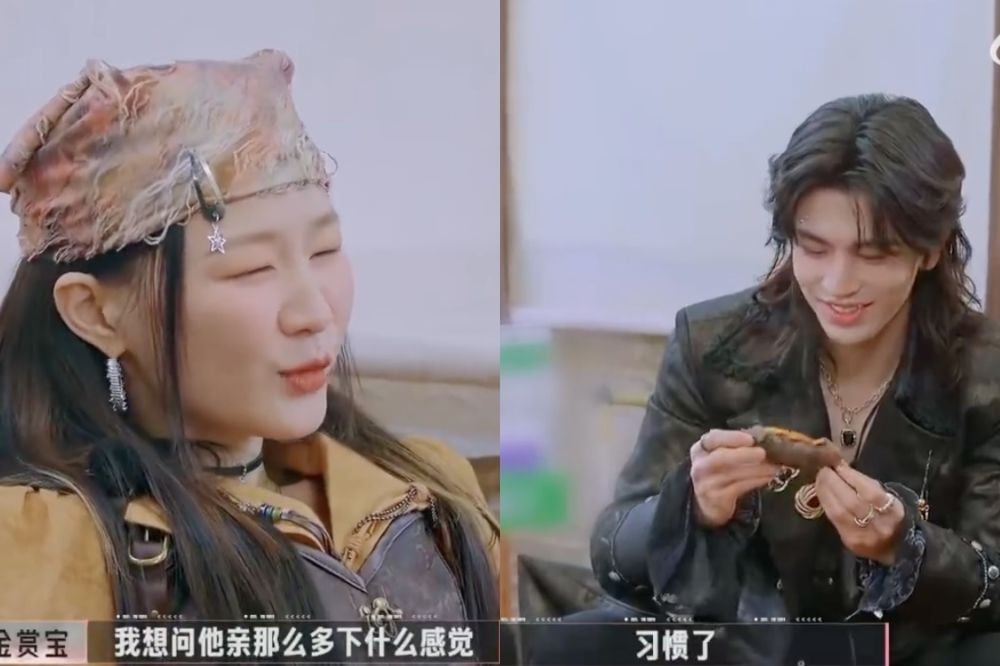 金靖好奇问“拍吻戏感觉” 张凌赫3字回应惹笑