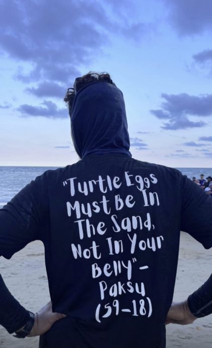 锺嘉怡／公司旅行也可以很有意义，与小海龟的生命同行！