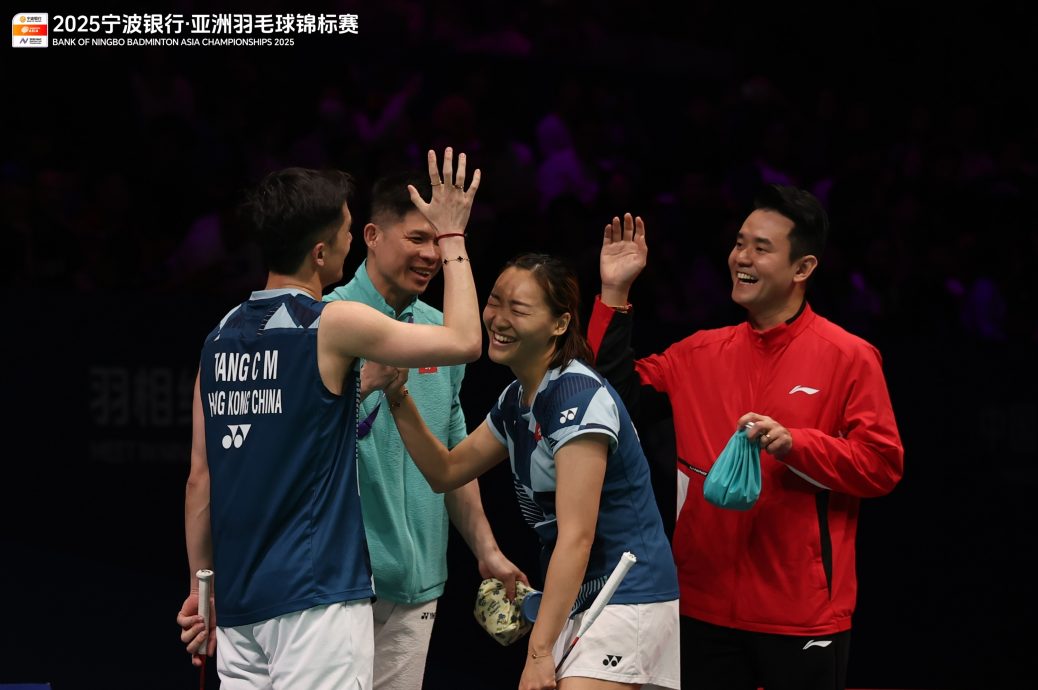 陈斌生：谢苏摆脱伤势后已回勇  “马男双混双具顶尖竞争力”