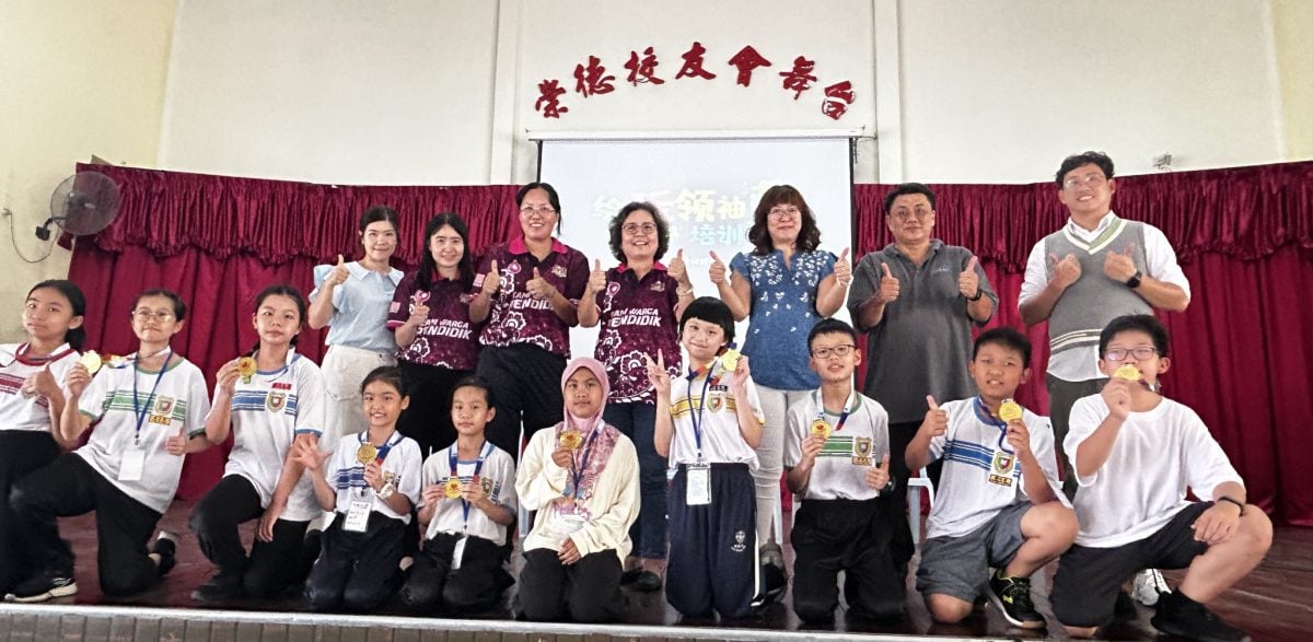 霹:学子预编头/狮尾崇德华小参加领袖培训营 游戏中学习成长中绽放异彩