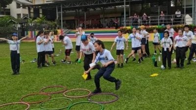 狮尾崇德华小办培训营   100小领袖游戏中学成长