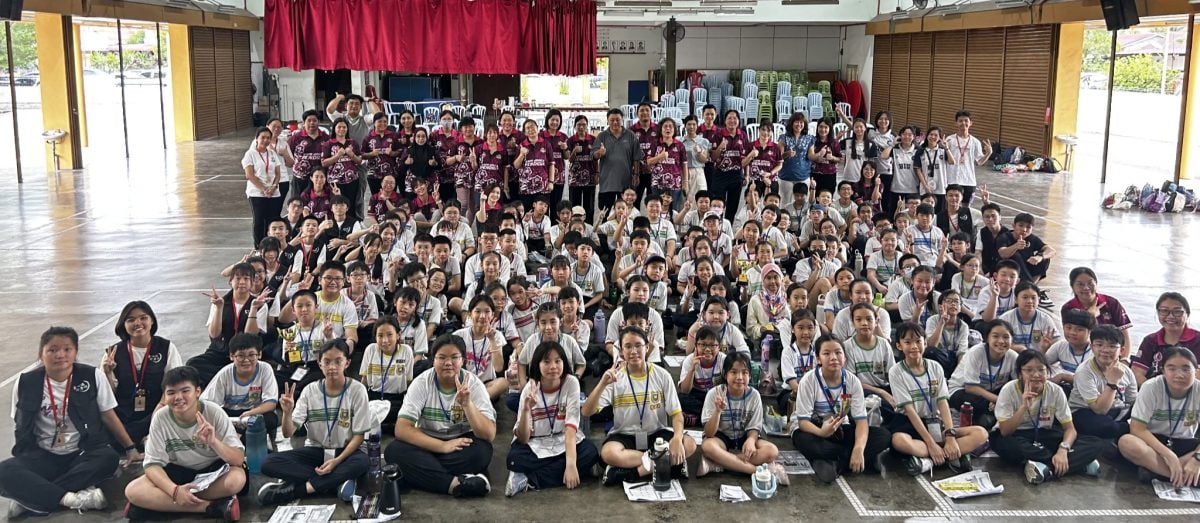 霹:学子预编头/狮尾崇德华小参加领袖培训营 游戏中学习成长中绽放异彩