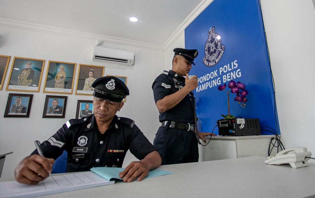 霹:甘榜明固定警亭建设今年展开