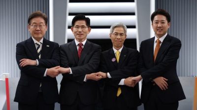 韩国大选倒数10天！保守派再传整合　李俊锡拒绝金文洙不死心