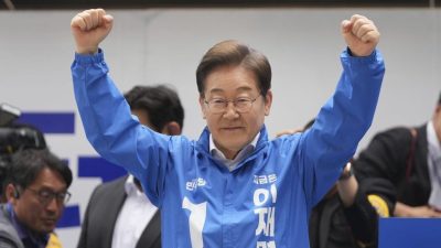 韩国总统大选聚焦对华立场 李在明：不应介入两岸问题