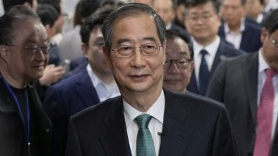 韩悳洙宣布”参选总统“  推修宪力拼缩短总统任期