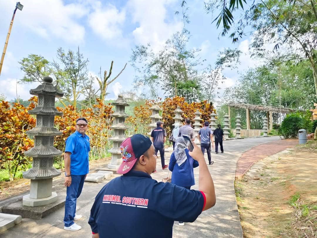 配合2026旅游年,州旅游局拉队到古来普陀村及新港和星休闲渔场参观
