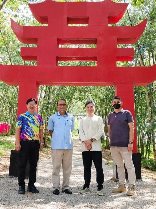 配合2026旅游年,州旅游局拉队到古来普陀村及新港和星休闲渔场参观