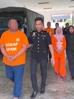 (全国版)吉打反贪会逮捕3名涉嫌虚报4万8000令吉膳食费用。