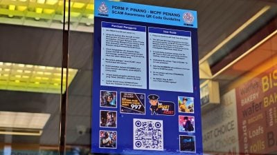 槟防罪案基金会教民防范  设网站列诈骗手法