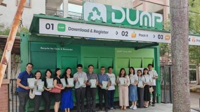 Dump Drop’nGO环保站开放市民使用   每公斤回收 捐培中1仙