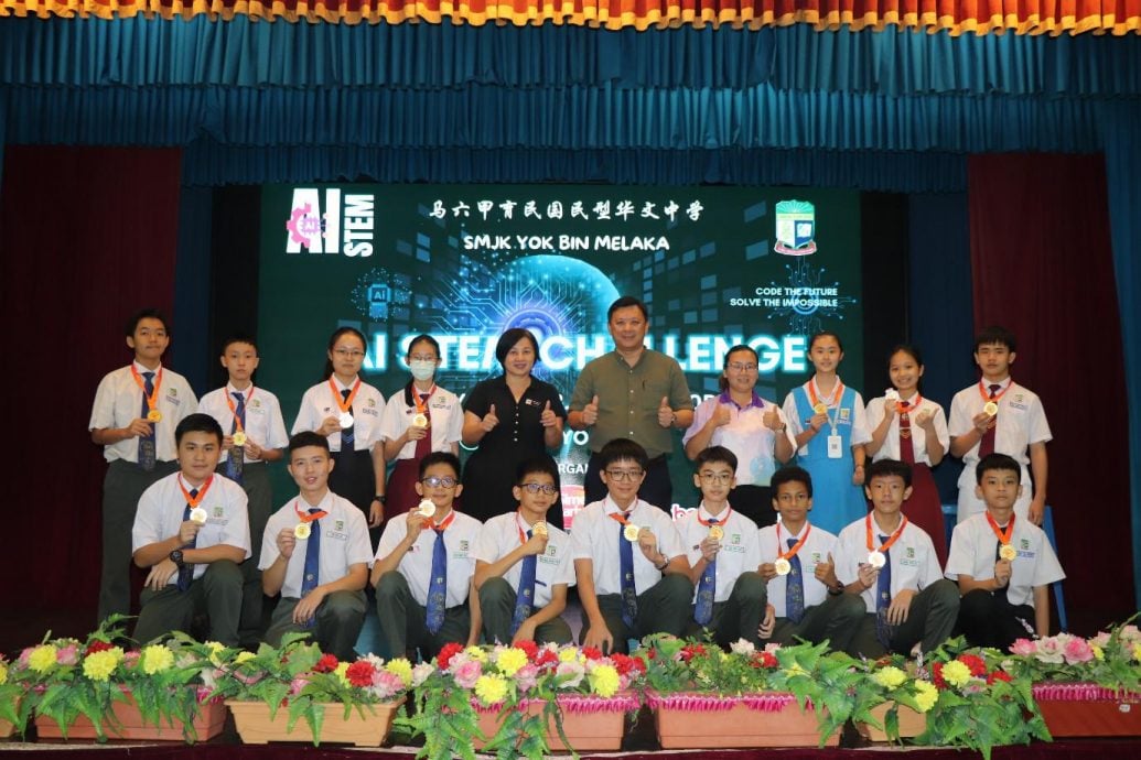 （古城第六版主文）育中2025年AI STEM挑战赛与工作坊 为学生提供探索AI平台 