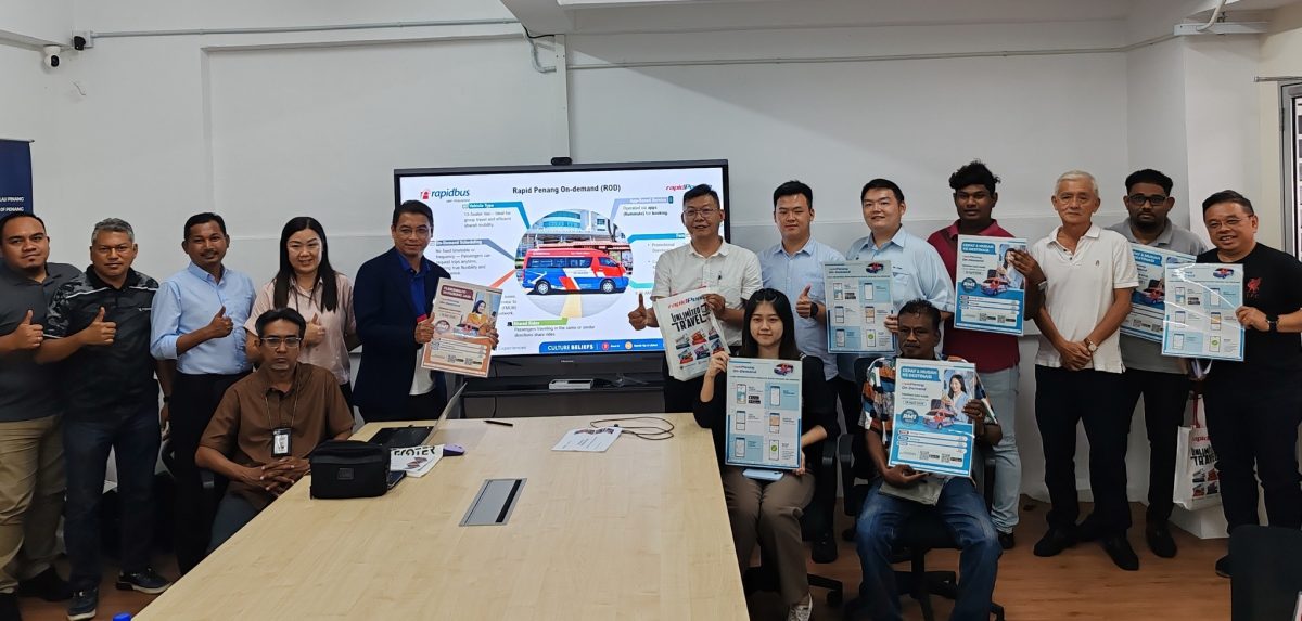 （大北马）6辆槟快捷通电召客货车在乔治市试跑　乘费只需1令吉