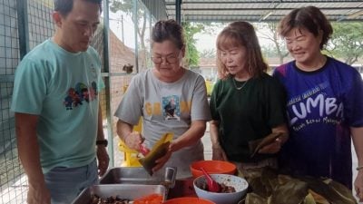 大发园文艺与艺术社妇女组  义卖粽子助敬群筹建校基金逾9000