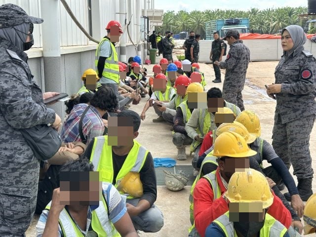 (大北马)工地外劳躲进密室 无处可逃终一网成擒